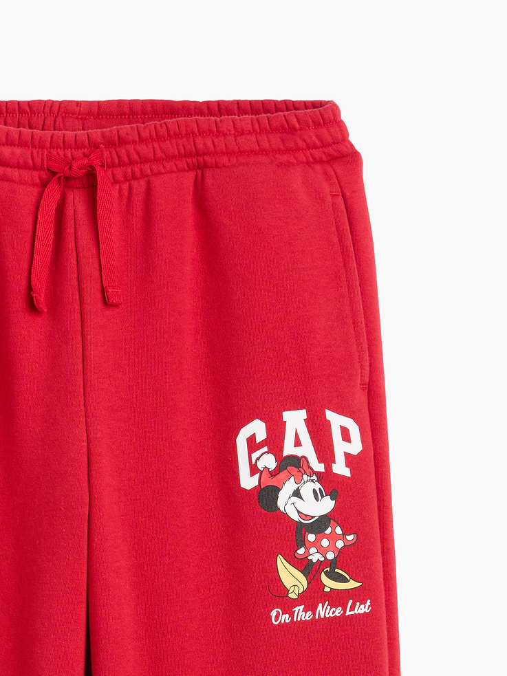 Image number 2 showing, GapKids × Disney Relaxed Straight-Leg Logo Sweatpants