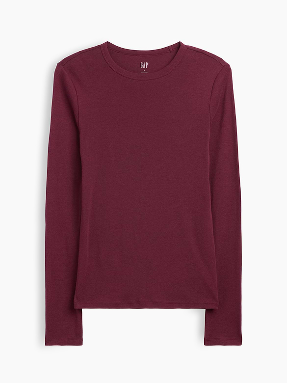 Modern Ribbed Crewneck T-Shirt