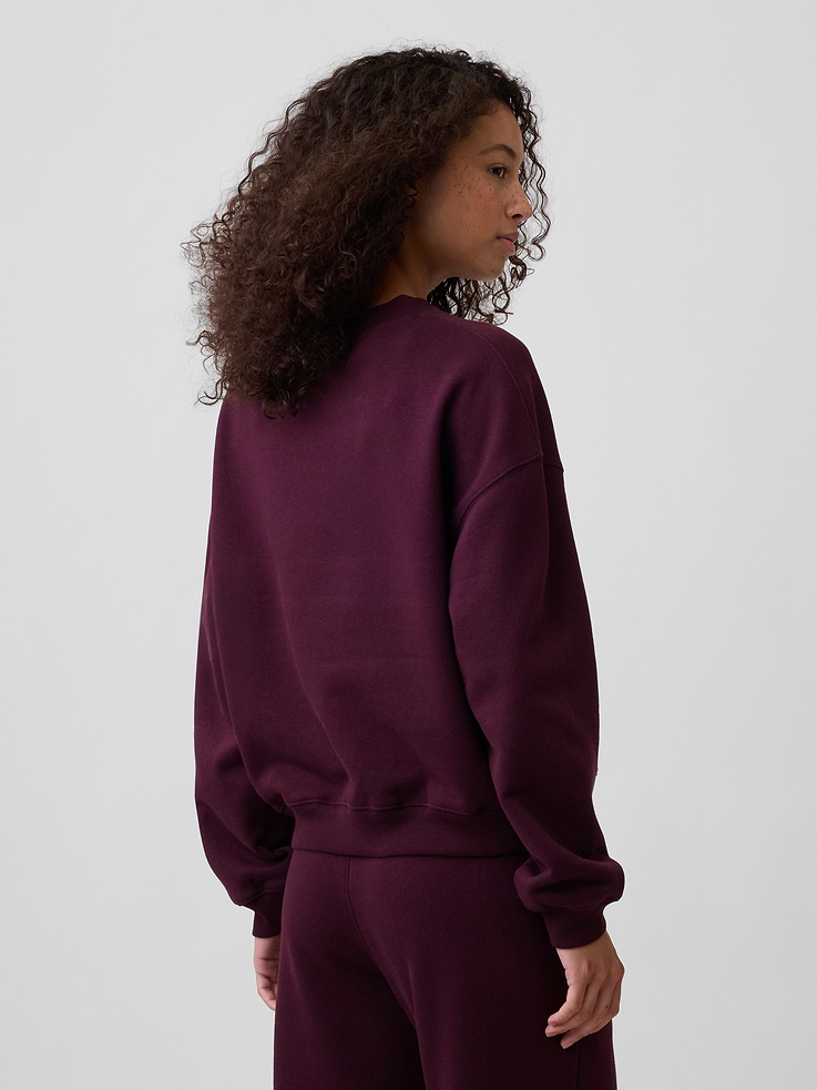 Image number 2 showing, Oversized Wedge V-Neck Sweatshirt