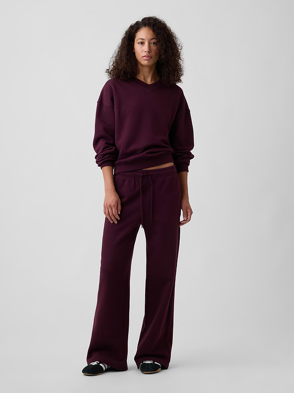 Relaxed Straight-Leg Sweatpants