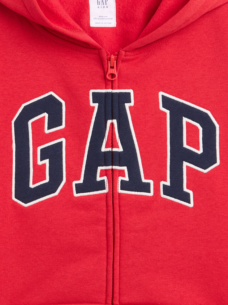 Image 2 of 3, Kids Gap Logo Zip Hoodie