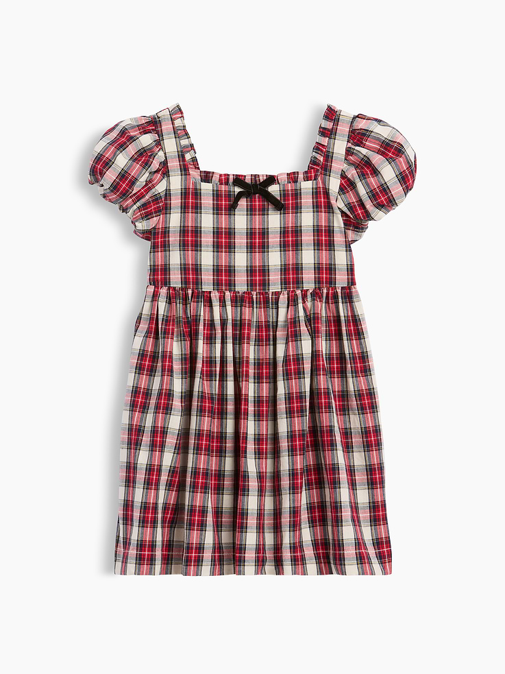 Image 2 of 4, Baby & Toddler Poplin Plaid Dress