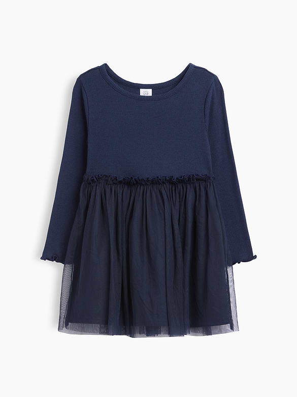 babyGap Ribbed Tulle Dress