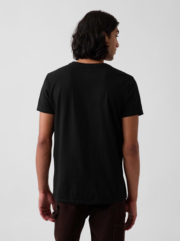 Image number 2 showing, Cotton Jersey V-Neck T-Shirt