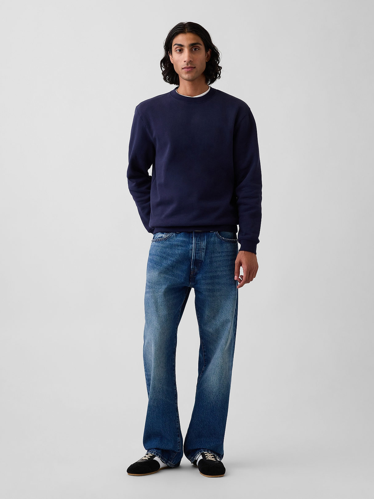 Adult VintageSoft Crew Sweatshirt | Gap