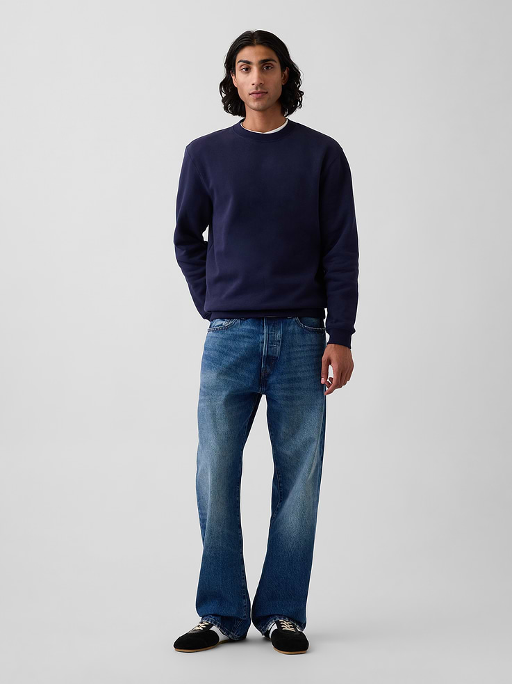 Image number 2 showing, Adult VintageSoft Crew Sweatshirt