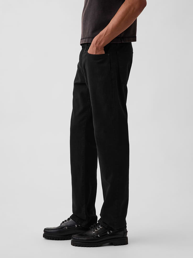 Image number 3 showing, Relaxed Straight Jeans
