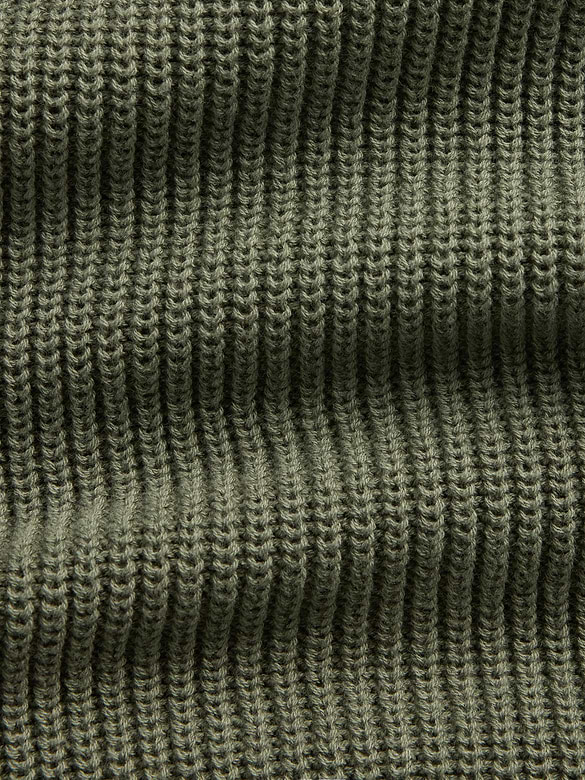 100% Cotton Relaxed Shaker Sweater