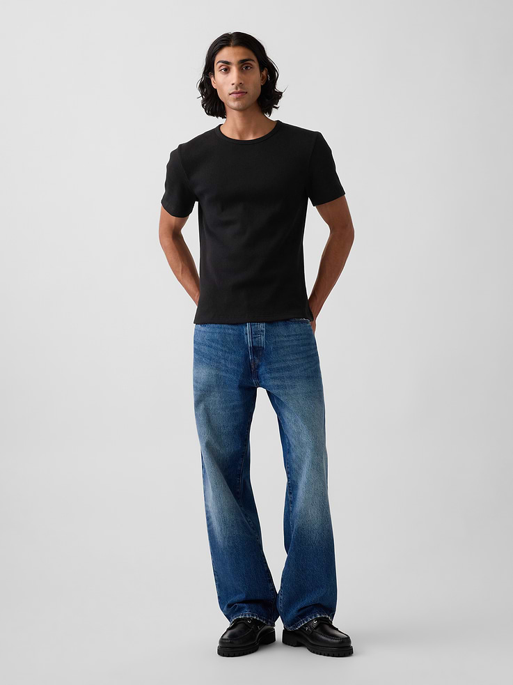 Image 2 of 5, Shrunken Rib T-Shirt