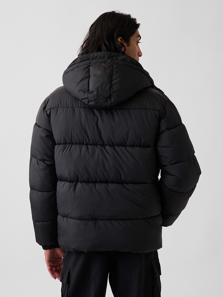 Image number 3 showing, Recycled Heavyweight Puffer Jacket