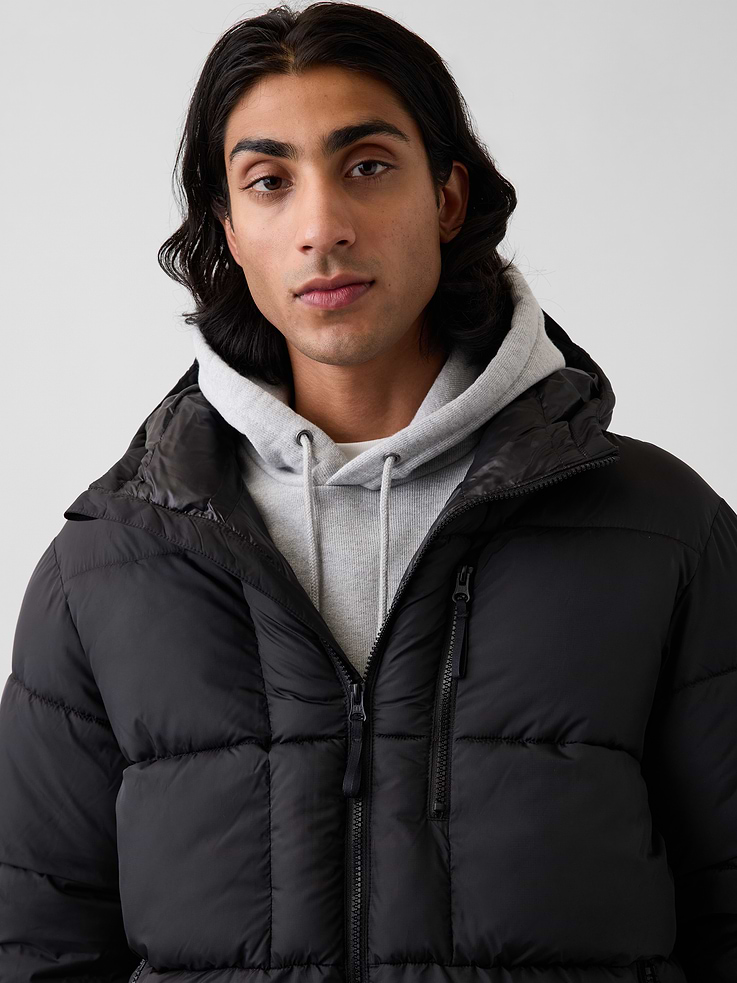 Image number 4 showing, Recycled Heavyweight Puffer Jacket