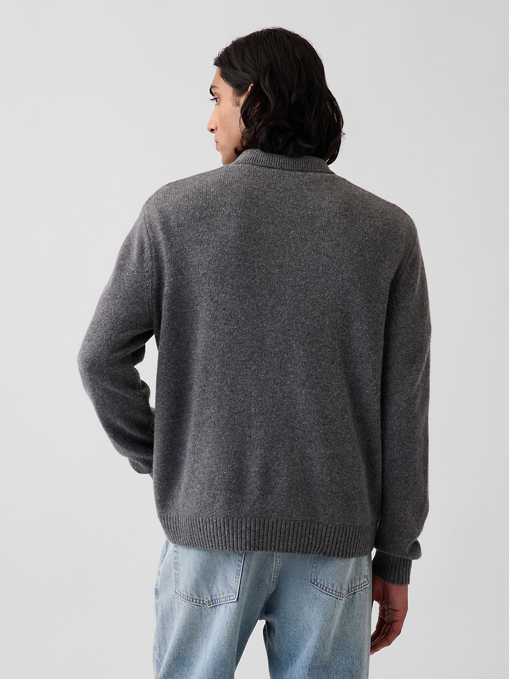 Image number 3 showing, Relaxed Polo Cardigan Sweater