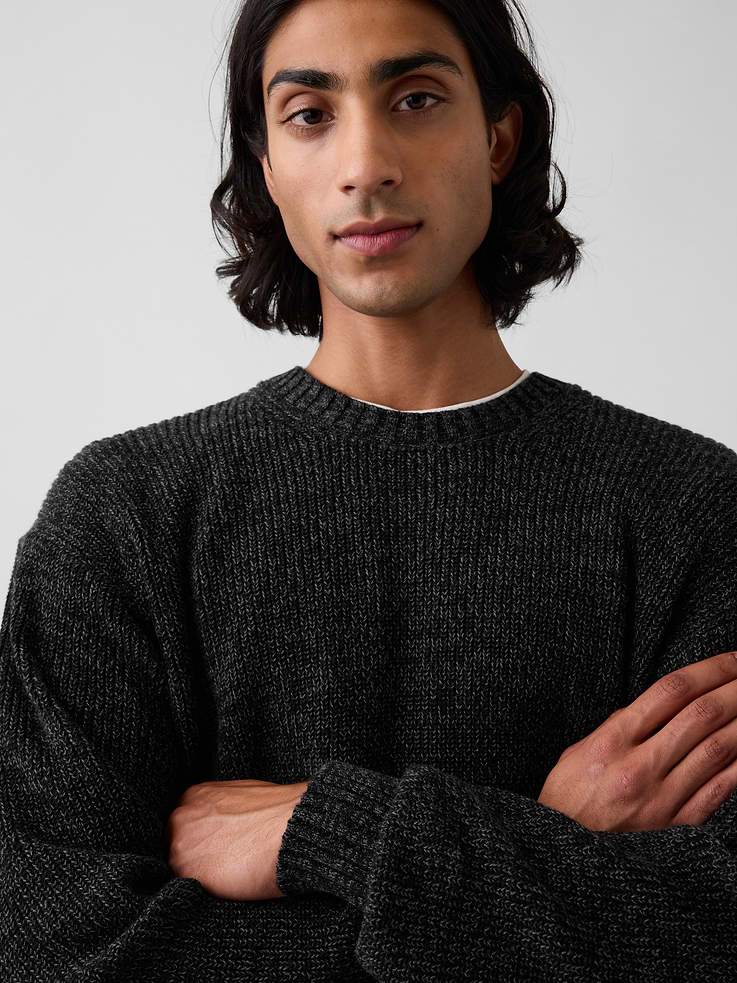 Image number 4 showing, Relaxed Shaker Sweater