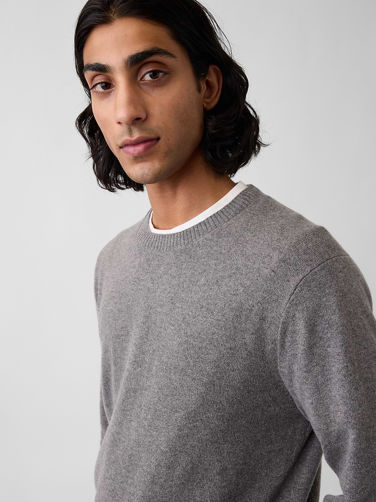 Image number 4 showing, CashSoft Crew Sweater