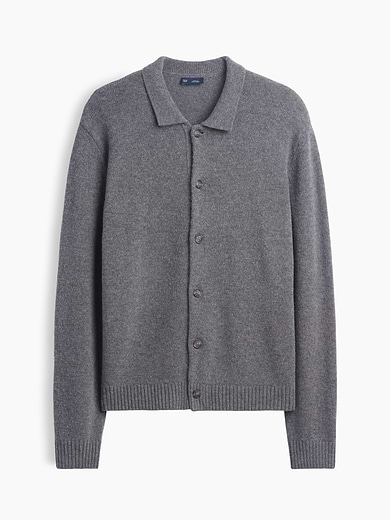 Image number 5 showing, Relaxed Polo Cardigan Sweater
