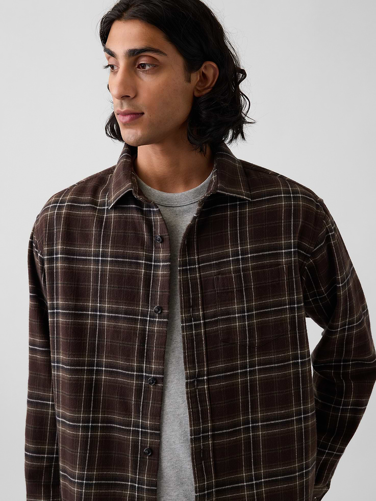 Image number 4 showing, Relaxed Flannel Shirt