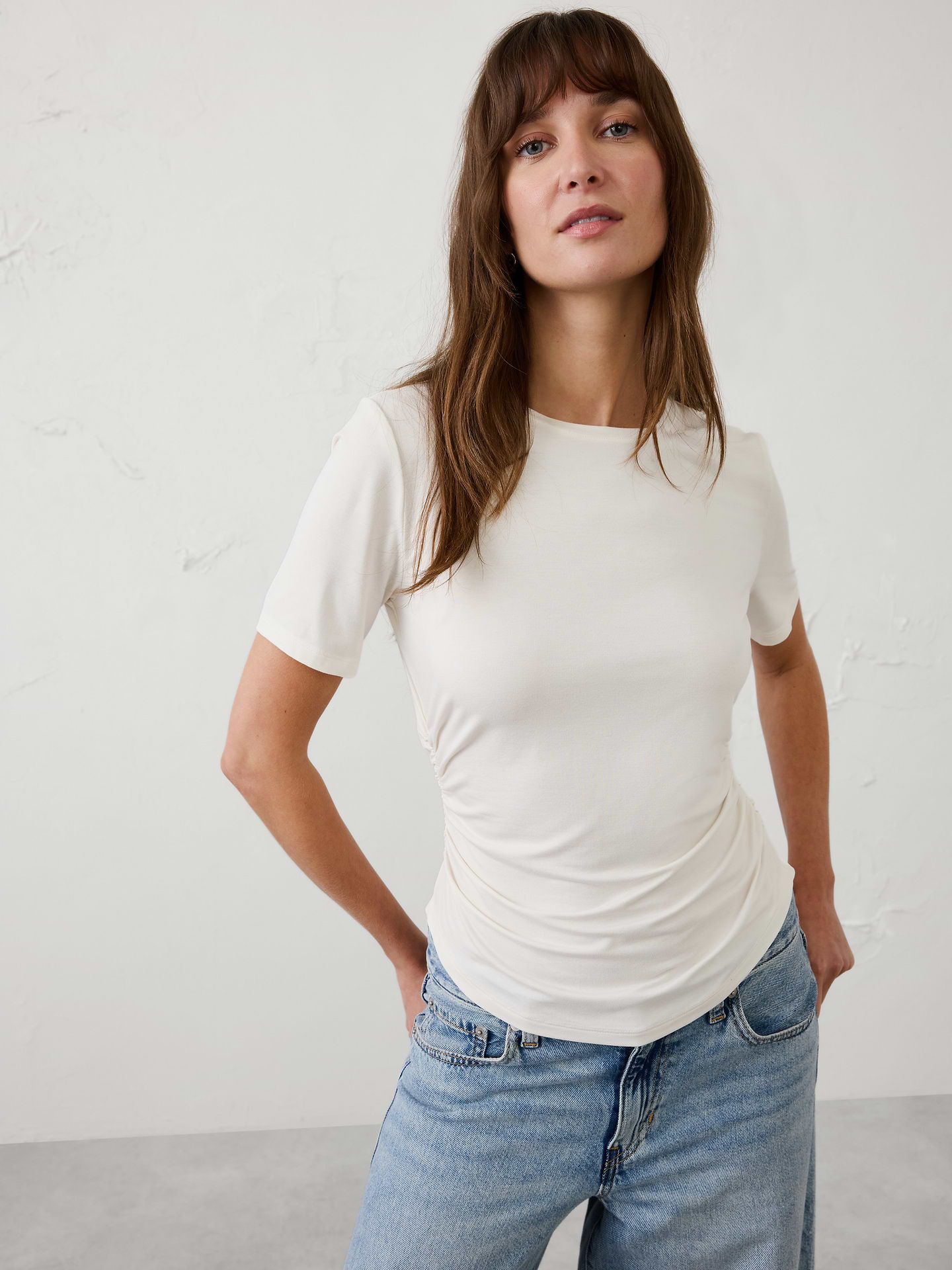 Image number 1 showing, Sheen Slub T-Shirt