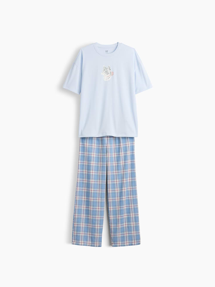 L'image numéro 2 présente Pyjama surdimensionné en matière recyclée pour Enfant