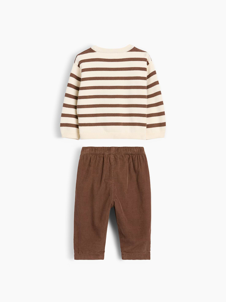 Image number 2 showing, Baby Sweater Outfit Set