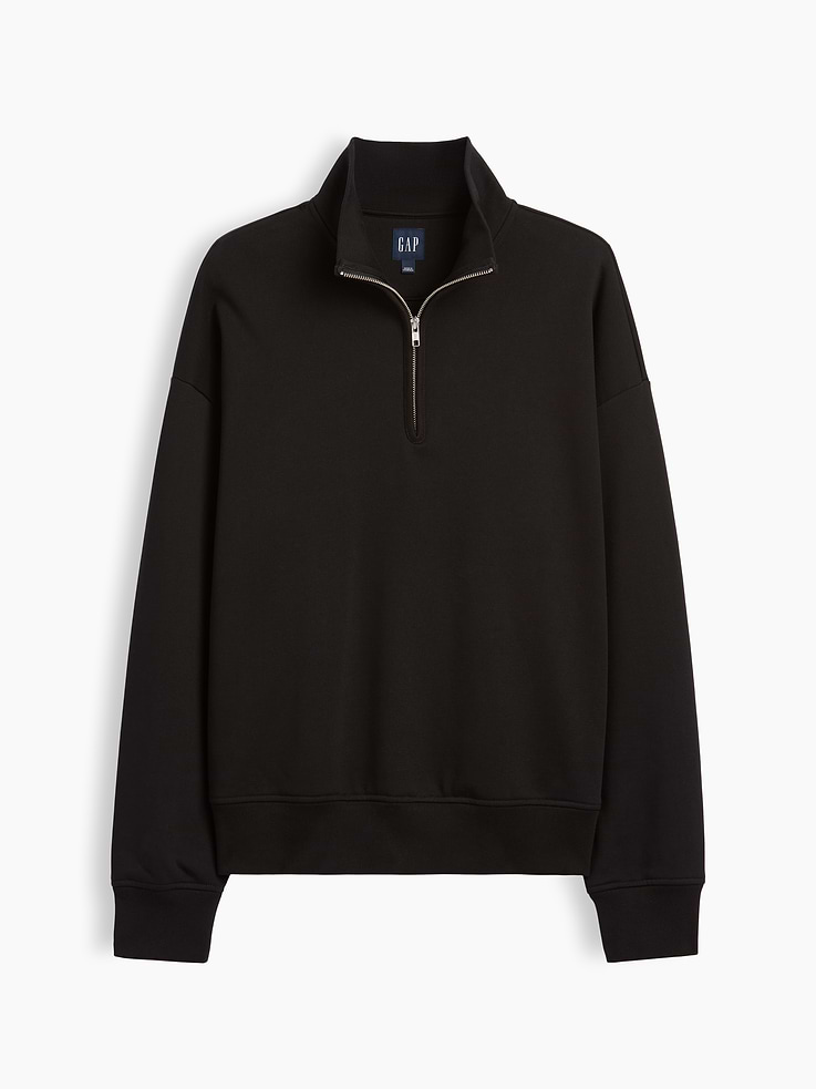 Image number 5 showing, Heavyweight Oversized Quarter-Zip Pullover