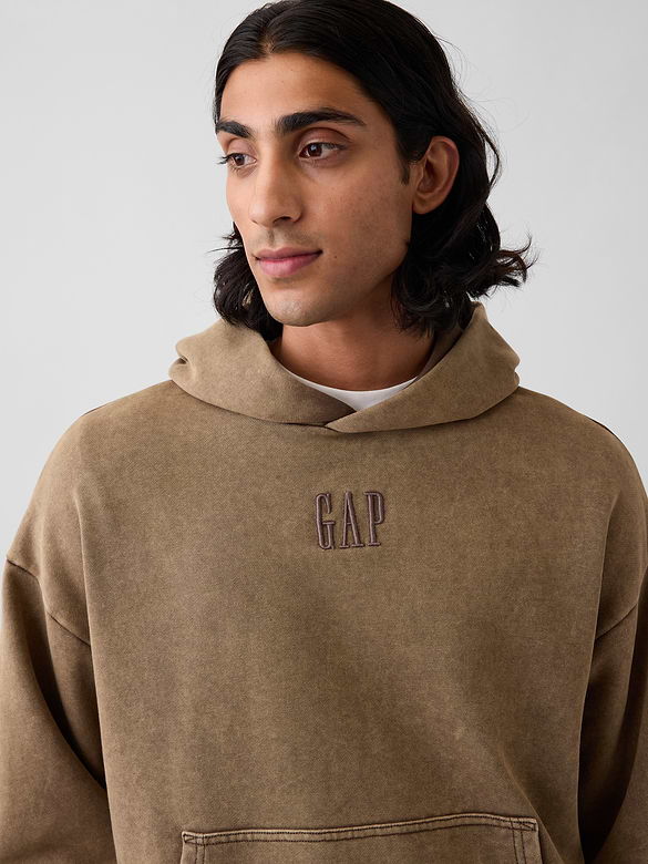 Heavyweight Oversized Logo Hoodie