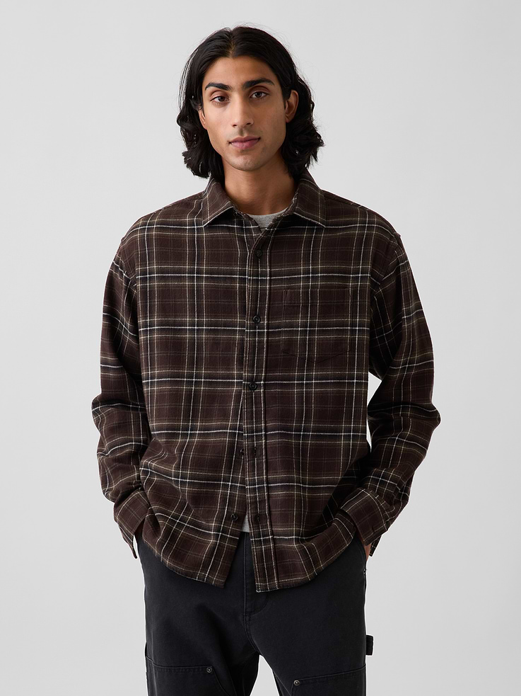 Image number 1 showing, Relaxed Flannel Shirt