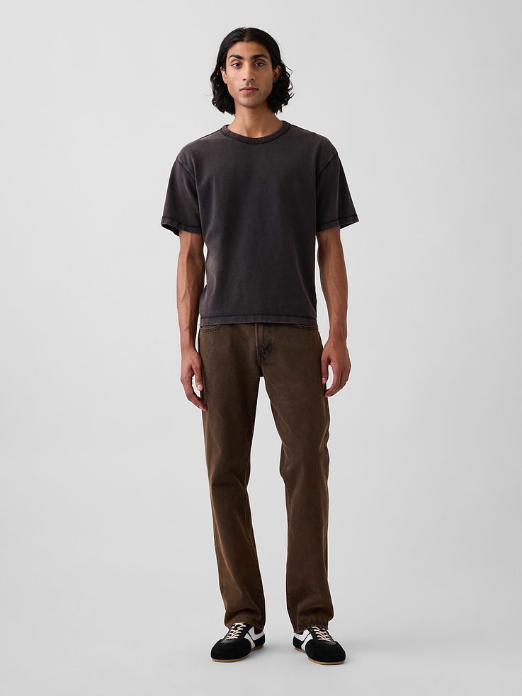 Image number 1 showing, Relaxed Straight Jeans