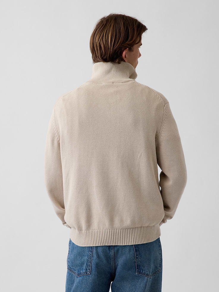Image number 3 showing, Relaxed Quarter-Zip Sweater