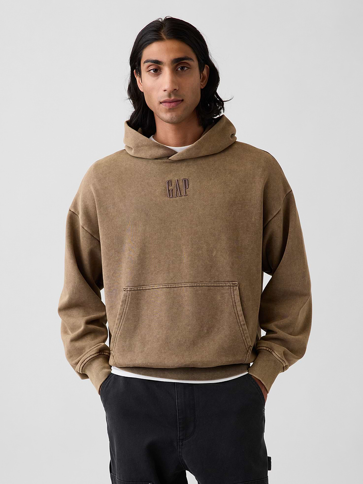Image number 1 showing, Heavyweight Oversized Logo Hoodie