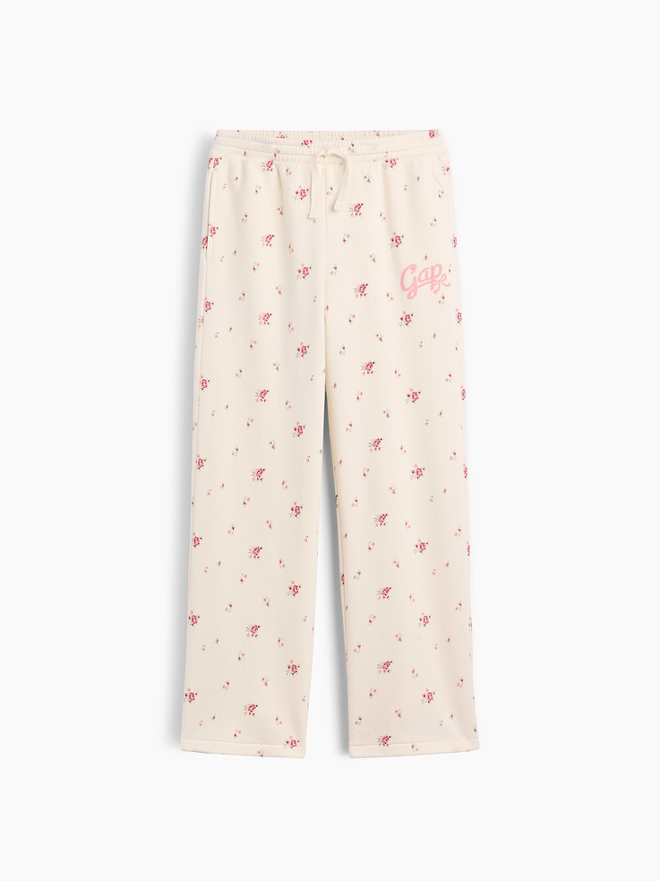 Image 1 of 3, This product is made with/contains 21% recycled polyester. Compared to virgin materials, using recycled materials helps reduce resource use and waste., Soft French terry., Drawcord ties at elasticized waist., Front slant pockets., Select styles have allover print., This product was made in a factory that invests in gender equity and women’s empowerment through RISE. Learn more at, Product #1174989
