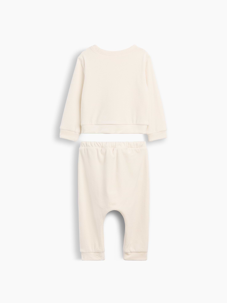 Image number 3 showing, Baby Brannan Bear Ribbed Two-Piece Outfit Set