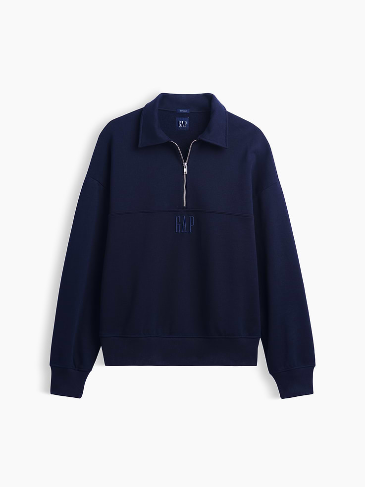 Image number 5 showing, Heavyweight Oversized Logo Half-Zip Pullover