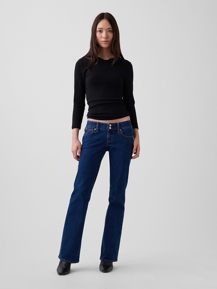 Image number 1 showing, Extra Low Rise Long & Lean Jeans