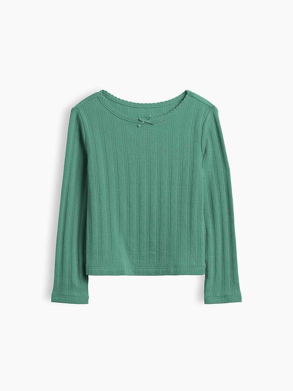 Baby & Toddler Pointelle Rib T-Shirt