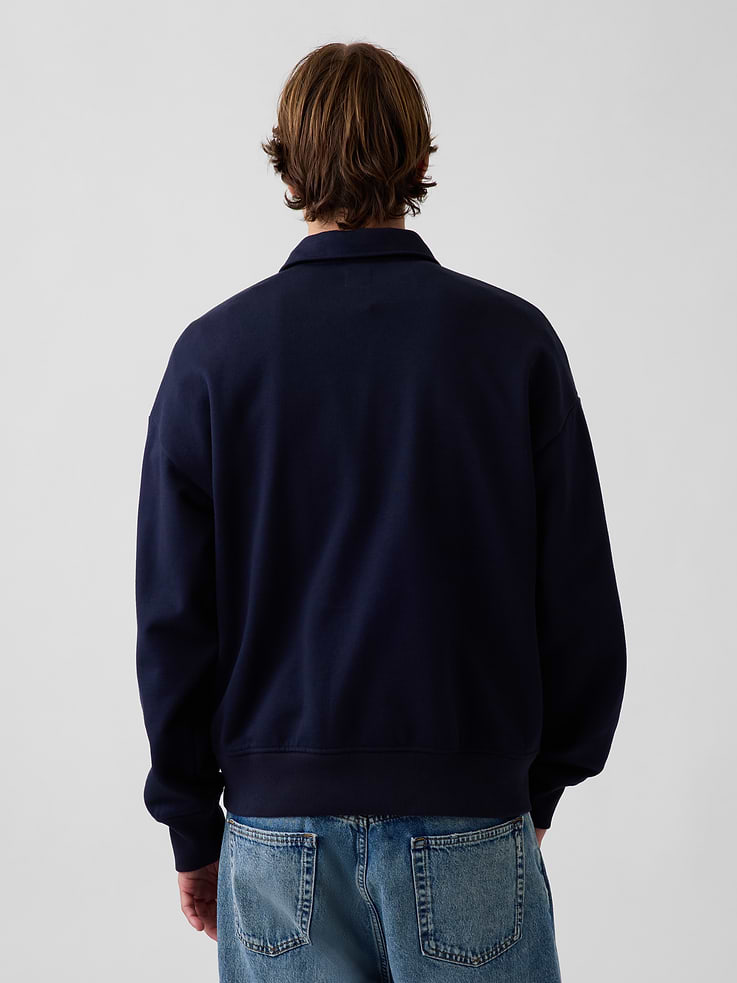 Image number 3 showing, Heavyweight Oversized Logo Half-Zip Pullover