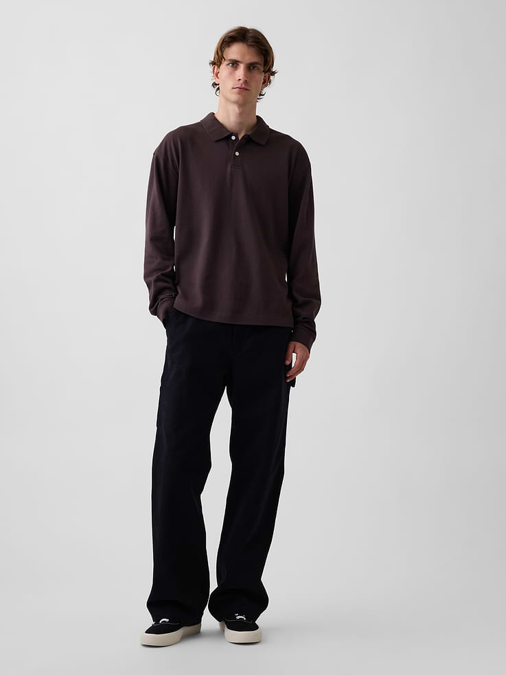 Image number 2 showing, Oversized Pique Polo Shirt
