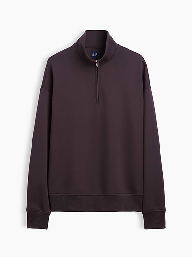 Image number 5 showing, Heavyweight Oversized Quarter-Zip Pullover