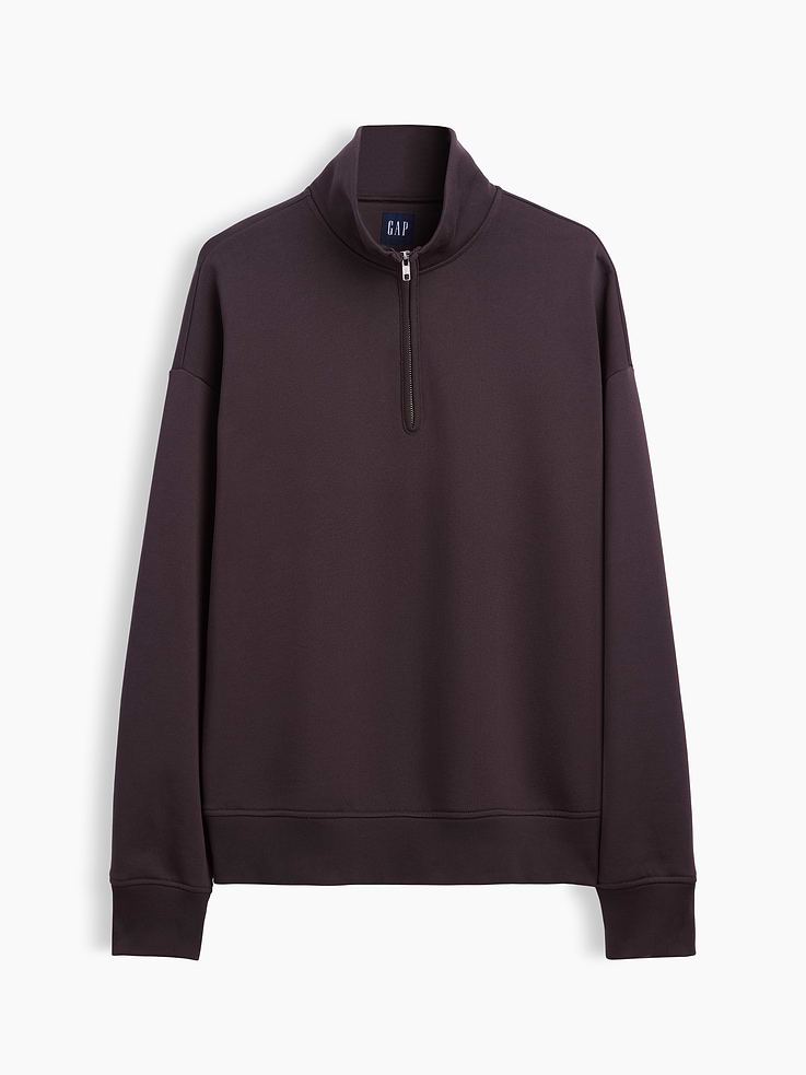 Image number 5 showing, Heavyweight Oversized Quarter-Zip Pullover