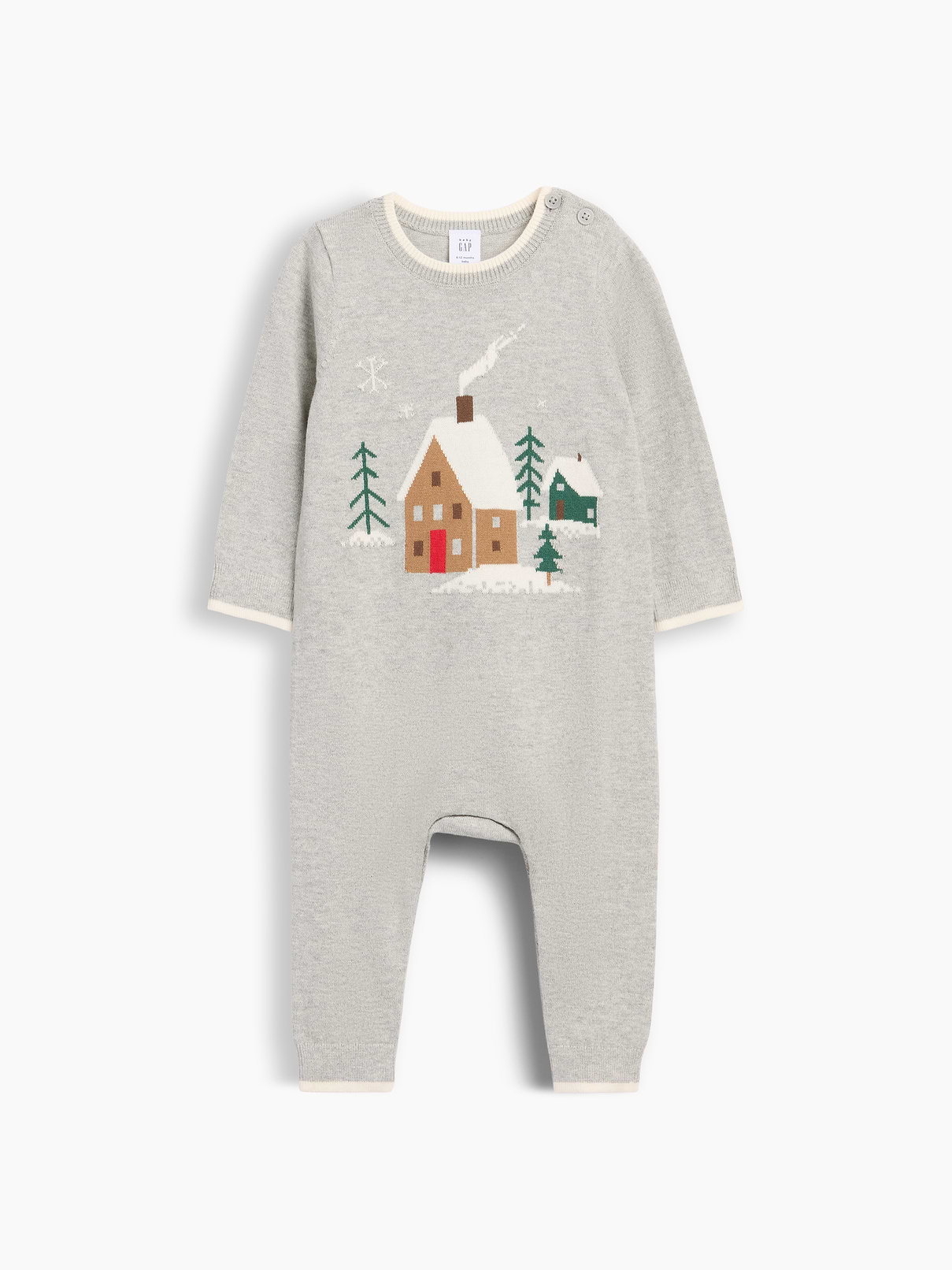 Baby Holiday Sweater One-Piece