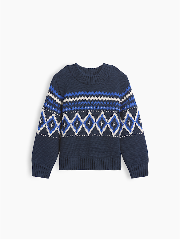 Baby & Toddler Fair Isle Crew Sweater