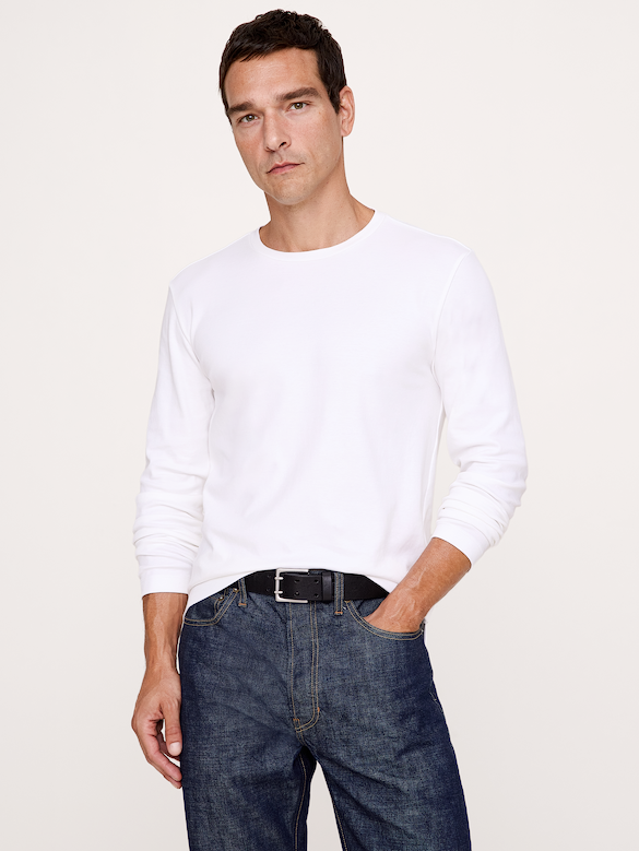 Luxury-Touch Long-Sleeve T-Shirt