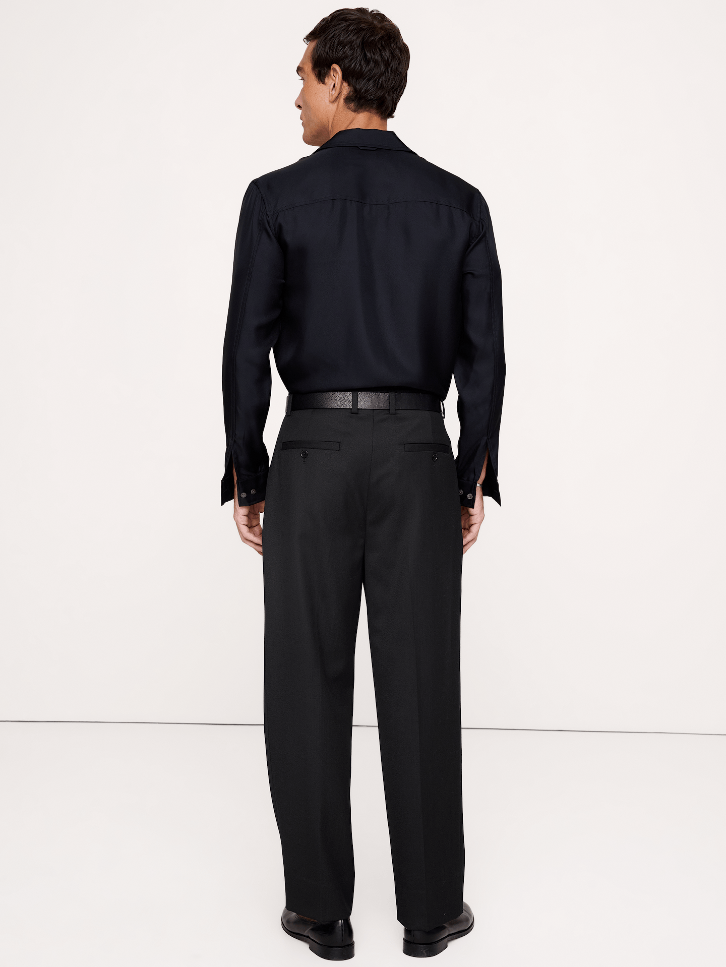 Image number 3 showing, Loose Pleated Twill Suit Pant