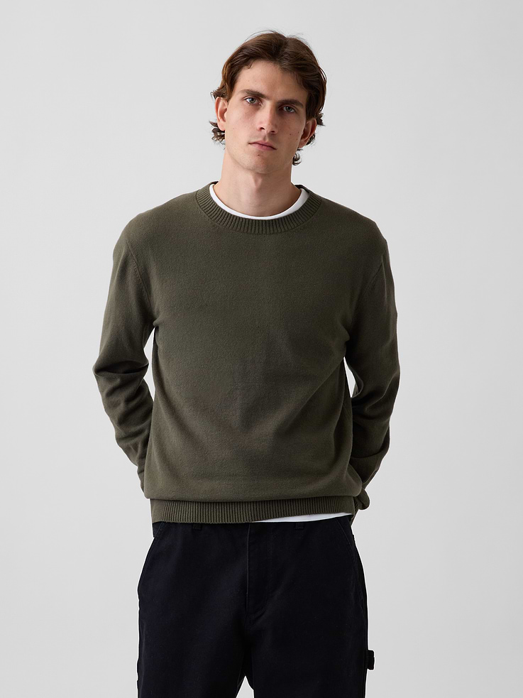 Image number 1 showing, CashSoft Crew Sweater