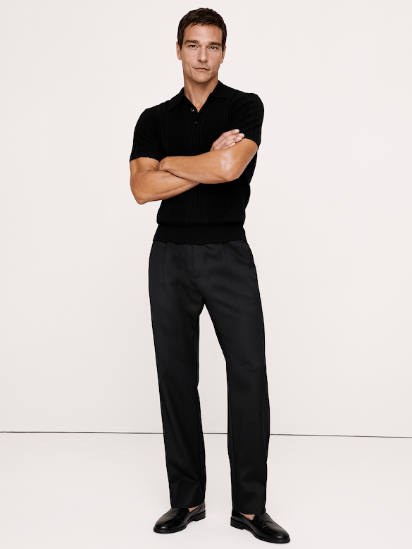 Relaxed Twill Dress Pant