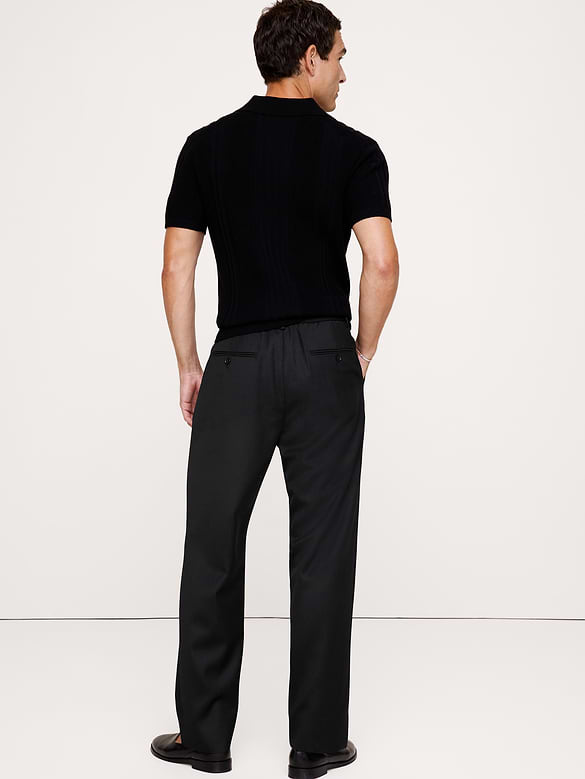 Relaxed Twill Dress Pant