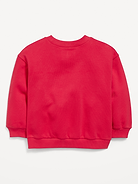 Image number 3 showing, Oversized Long-Sleeve Graphic Sweatshirt for Toddler Girls