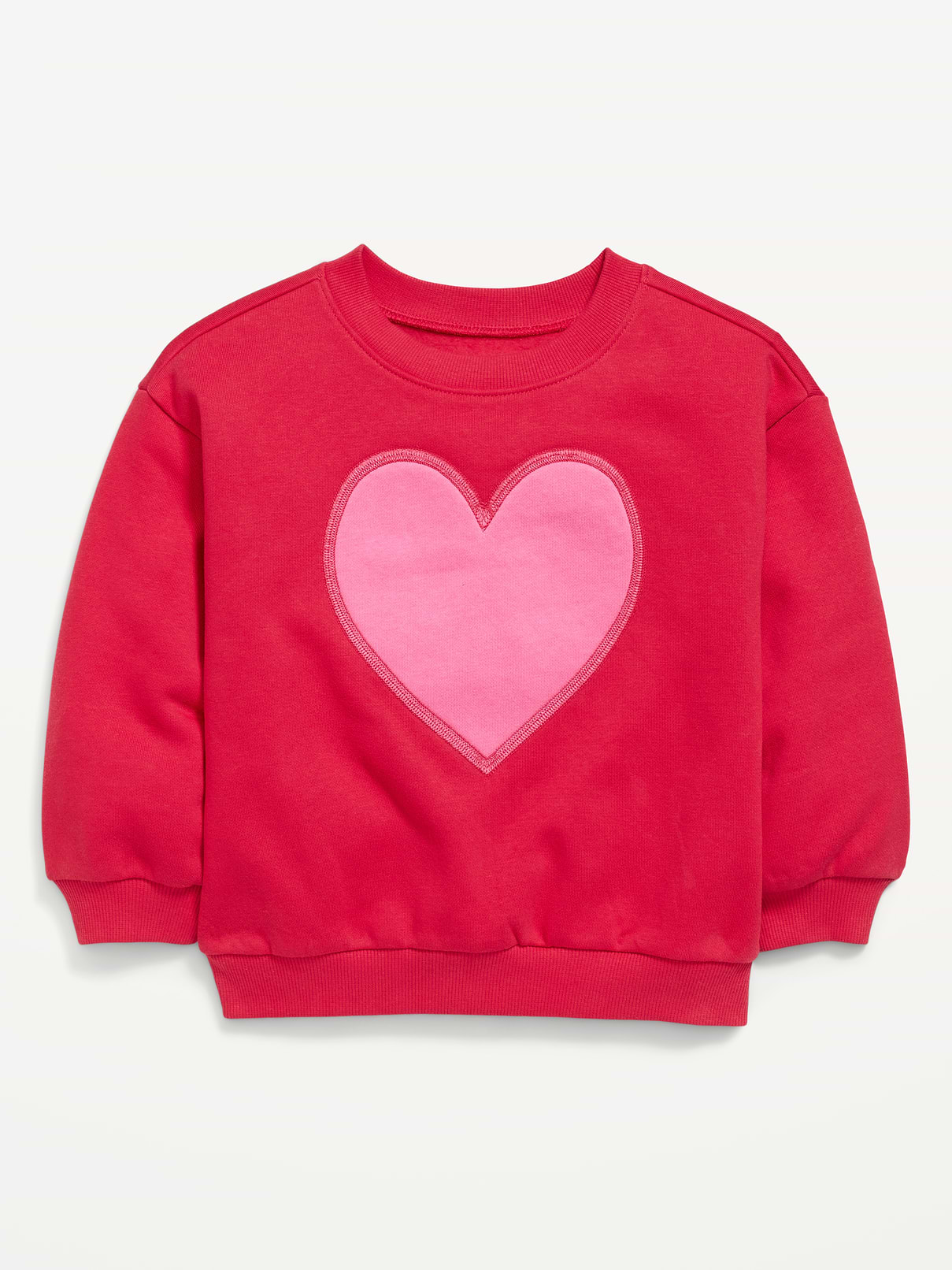 Image number 2 showing, Oversized Long-Sleeve Graphic Sweatshirt for Toddler Girls
