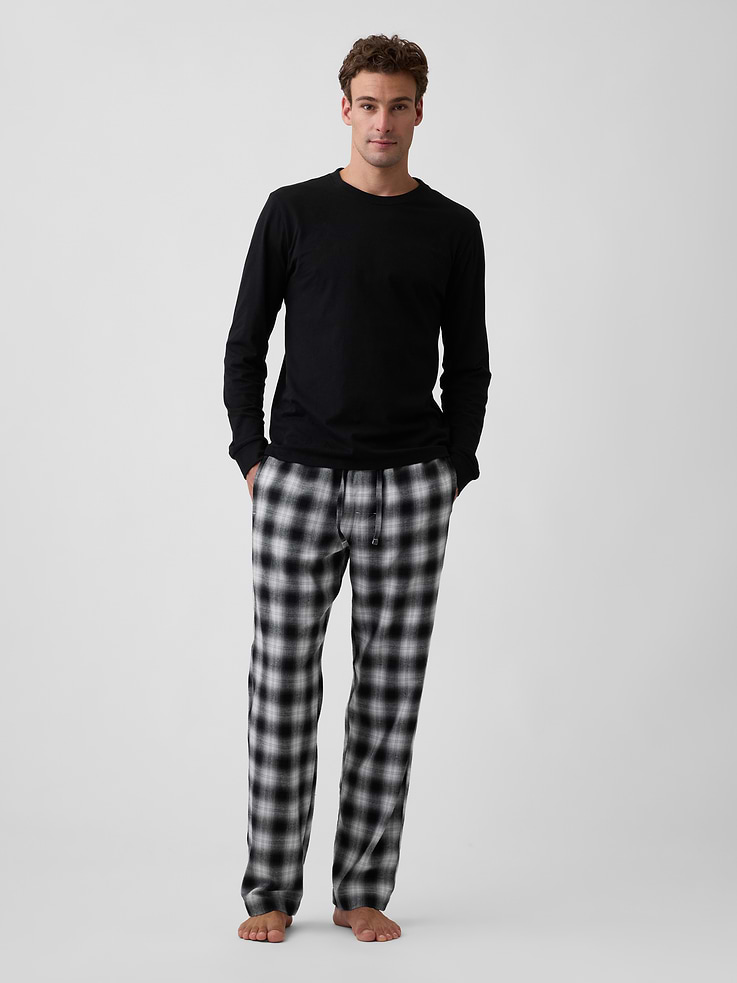 Image number 1 showing, Relaxed Flannel PJ Pants