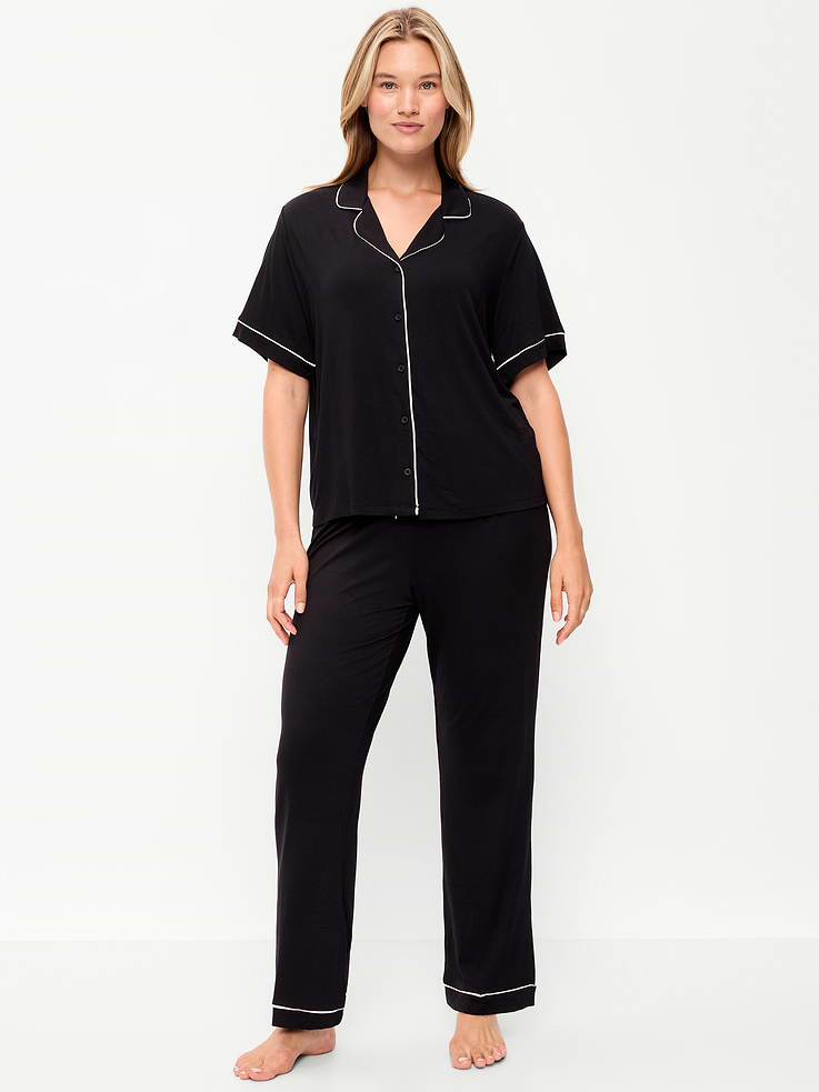 Image number 4 showing, Sunday Sleep Knit Jersey Pant Set