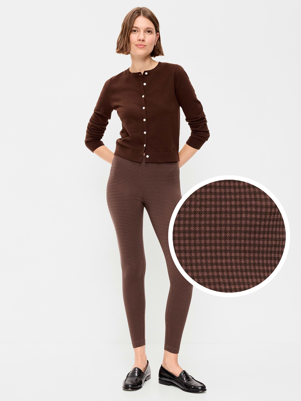 Image number 1 showing, High-Waisted Jersey Fashion Layering Leggings